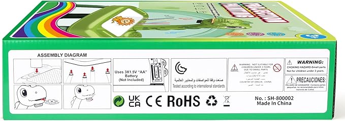 Drawing Projector for Kids, Drawing Board with Music, Color Pens, Pencils, Crayons, Scrapbook, Dinosaur Sticker Book, Ideal Toy for 3+ Year Old Girls & Boys (Dinosaur Kit)