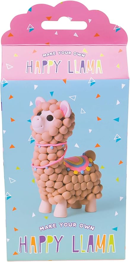 iscream Fizz Creations Make Your Own Mini Happy Lama Modeling Dough Shaping Kit