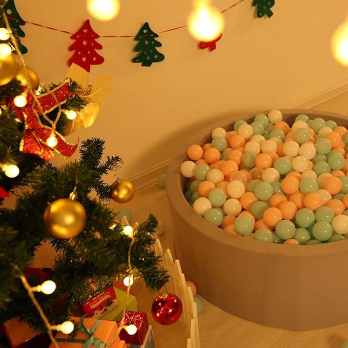 GOGOSO Ball Pit Balls for Toddles, Kids Plastic Balls for BallPit, Pool, Baby Party Accessories, Birthday Decoration 50 100 200 500 1000