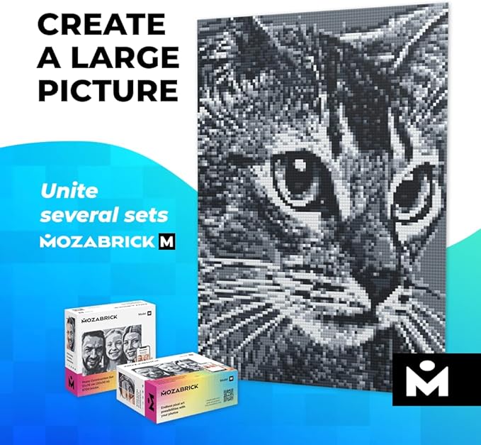Photo Constructor Set Model M (20in x 30in). 8700 Parts, 18 Hours Assembly. Turn Your Photo into Peace of Art