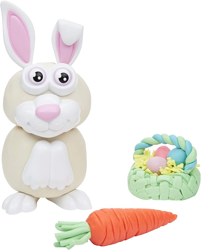 Play-Doh Easter Basket Toys 25-Piece Bundle; Make Your Own Easter Bunny Kit with Easter Eggs, Stampers, 10 Play-Doh 2-Ounce Cans (Amazon Exclusive)