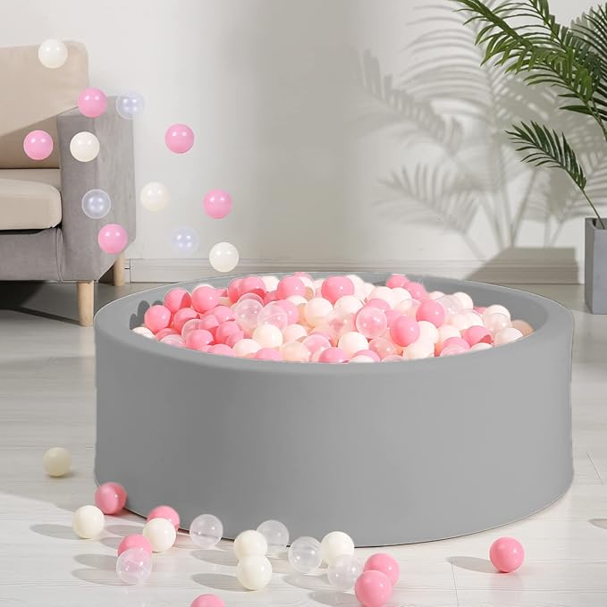 Ball Pit Balls Plastic Balls for Ball Pit Phathalate Free BPA Free Plastic Balls 100pcs 2.2" Set for Toddlers for Play Tent Tunnel