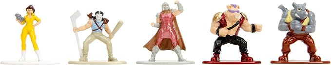 TMNT 1.65" 18-Pack Wave 2 Die-Cast Figures Nano Metalfigs, Toys for Kids and Adults