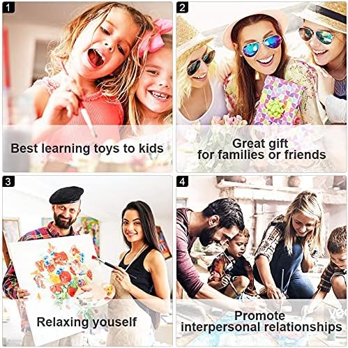 Rebotipy Paint by Numbers Kit for Adults, Virgin Mary Paint by Numbers, Urban Street Art Style Adult Paint by Numbers Kits on Canvas, 16X20 Inch Sunset Paint by Numbers for Adults Beginner Kids