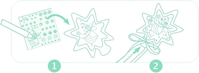 DJECO DIY Little Fairies Magic Wand Craft Kit - Create Your Own Fairy Wand - Arts & Crafts for Little Ones - Fun & Creative for Family & Friends - Creative Kit for Children 5+ Years