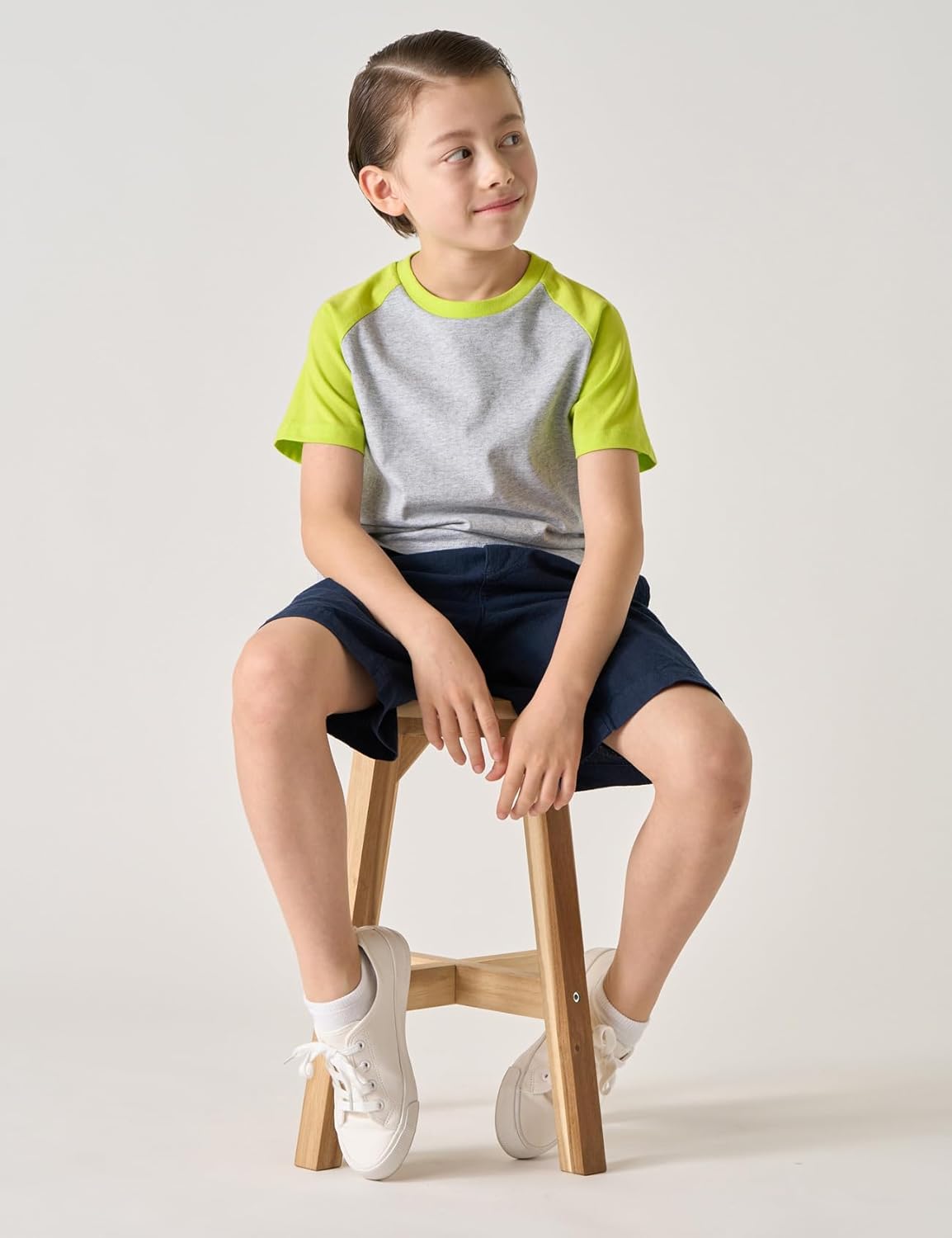 LAPASA Kids T-Shirts Short Sleeve (4 Pack) 100% Cotton Plain Top Tees Boy & Girl Unisex Toddler Children Tie Dye Summer K01