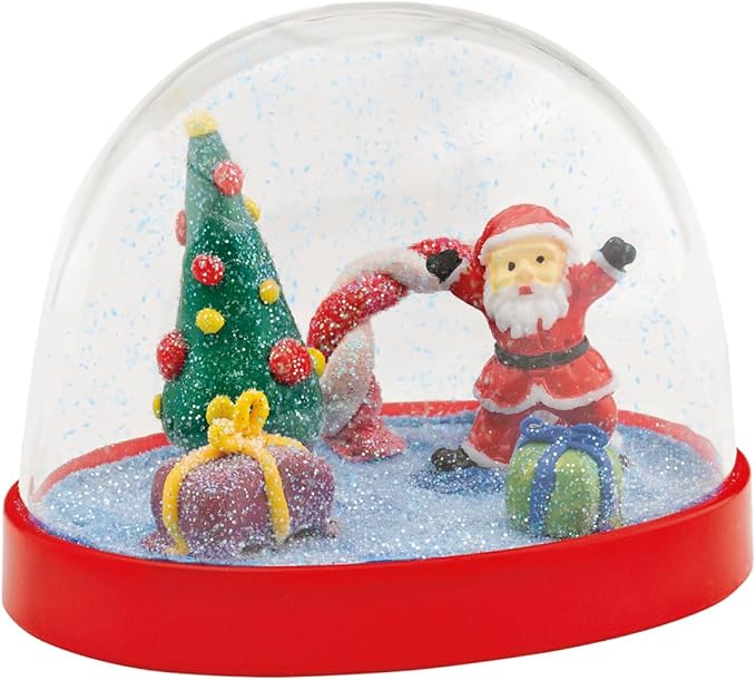 Creativity for Kids Make Your Own Holiday Snow Globes - Holiday Crafts for Kids, Create 3 DIY Snow Globes, Christmas Activities for Kids Ages 6-8+