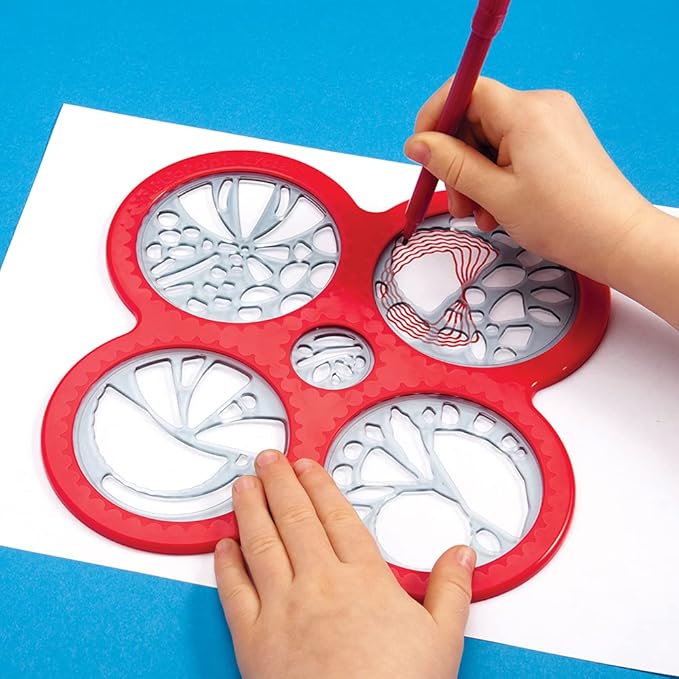 Spirograph – Cyclex Set – Art Kit – Rotating Stencil Wheel Creates Countless Designs – For Ages 8+