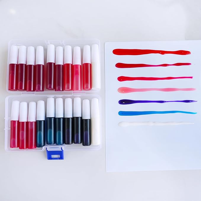 Winlyn 27 Sets Heart Suncatchers Ornaments Decoration DIY Window Paint Art Stickers Craft Kit Heart Sun Catchers for Kids Mother's Day Gift Valentine's Day Classroom Art Project Party Favors