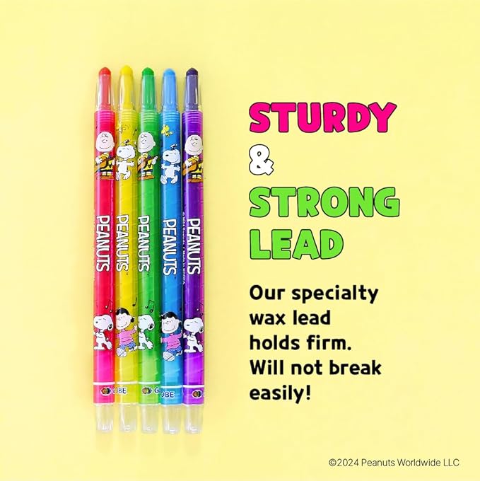 'Peanuts' Crayons 12 Count Color Set