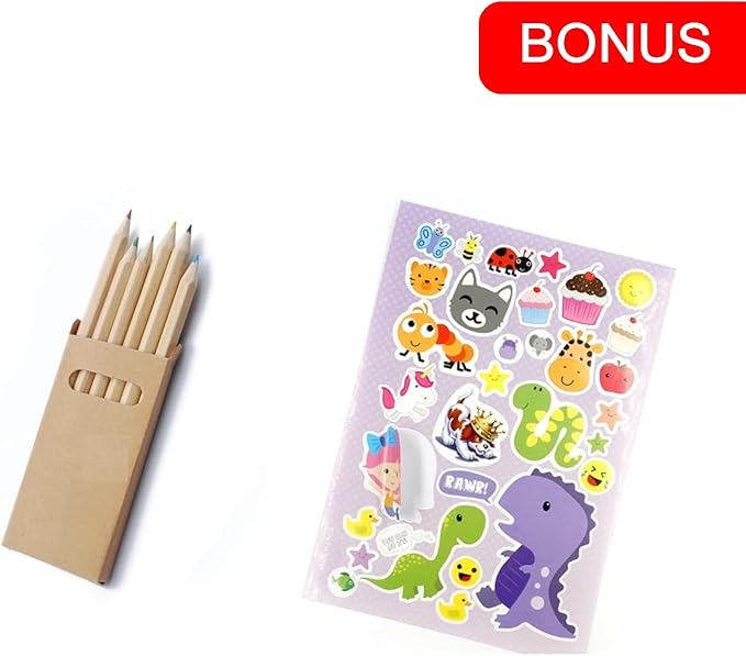 Bundle of 8 Coloring Activity Books with Color Sheets, Games & Mazes for Kids, Girls, Boys- Ages 4-8 -Favorite Character Bulk Pack (No Duplicates)