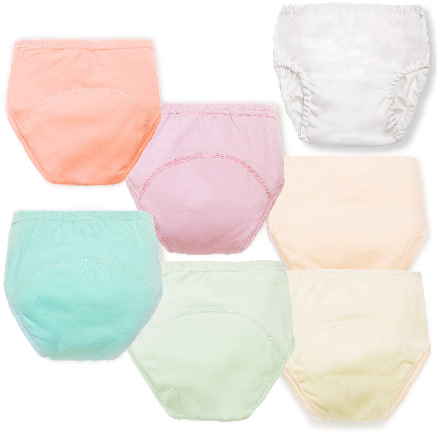 Joyo roy 6Pcs Potty Training Underwear for Boys and Girls 100% Cotton Soft Absorbent Potty Training Pants Leakproof Unisex Toddler Panties 5T Underwear Baby Pee Pants with Sticker Chart for Kids