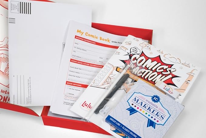 My Comic Book Making Kit, Multicolor, 6.75" x 10.25"