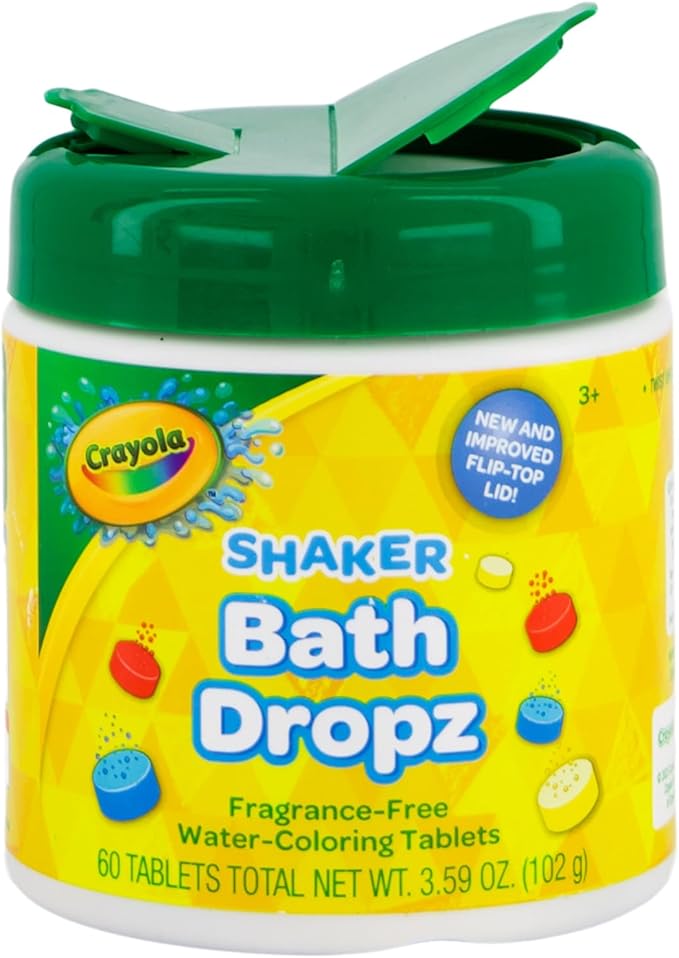 Crayola Bathtub Markers and Crayola Color Bath Drops, 60 tablets - Bring Creative Fun to Bath Time - Non-toxic
