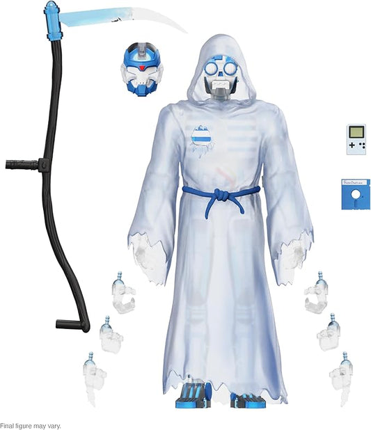 Super7 ULTIMATES! The Worst Robot Reaper (Frozen Death) - 7" The Worst Action Figure with Accessories Collectibles and Retro Toys