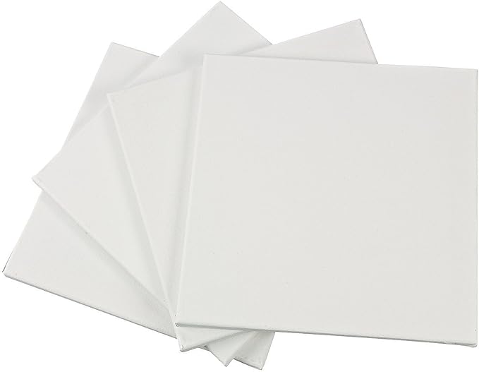 DIY Canvas Squares (Set of 4) Crafts for Kids and Fun Home Activities