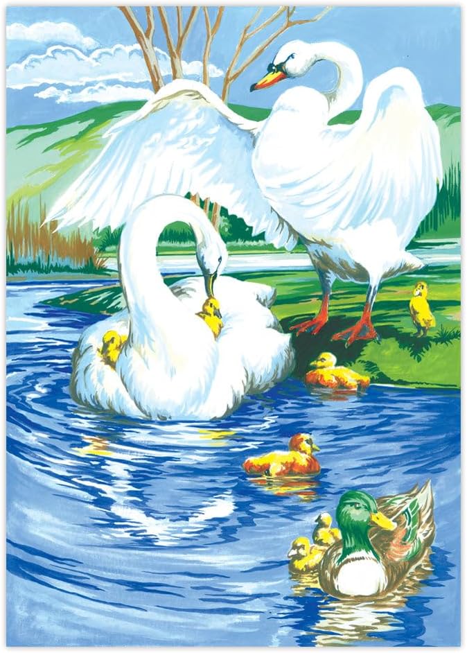 Royal & Langnickel Painting by Numbers Junior Small Art Activity Kit, On The Pond