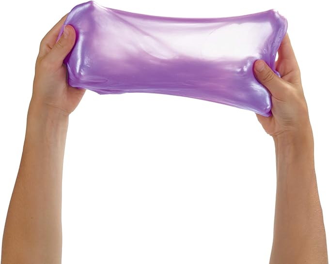 Play-Doh Slime Super Stretch 2-Pack for Kids 3 Years and Up - Purple and Blue