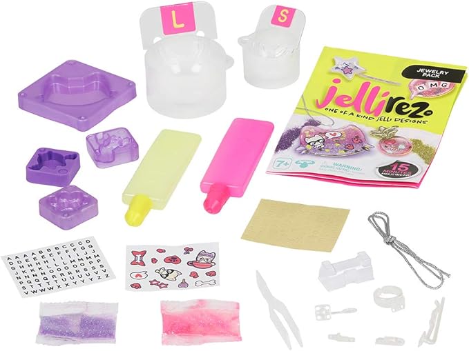 Animals Jewelry Pack - Quick & Easy DIY Resin Inspired Craft Activity Kit for Kids Ages 7 & Up, Multicolor (10878)