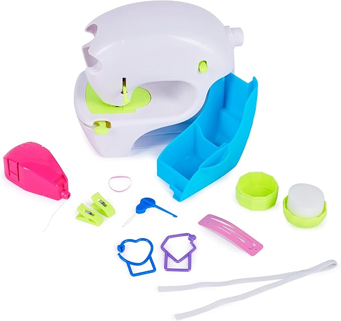 Cool Maker, Exclusive Neon Stitch ‘N Style Fashion Studio, Sews 8 Stylish Projects, Pre-Threaded Sewing Machine Toy, Arts & Crafts Kids Toys for Girls
