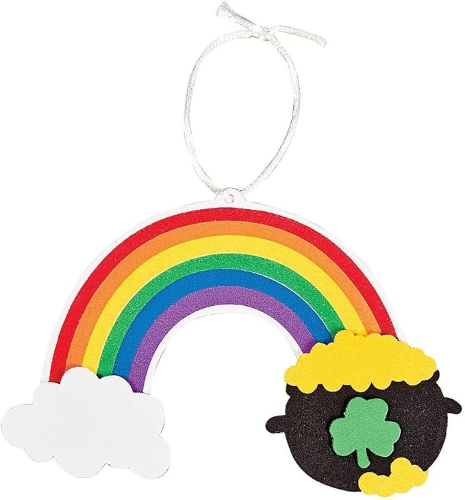 St Pats Rainbow Ornaments Ck - Crafts for Kids and Fun Home Activities