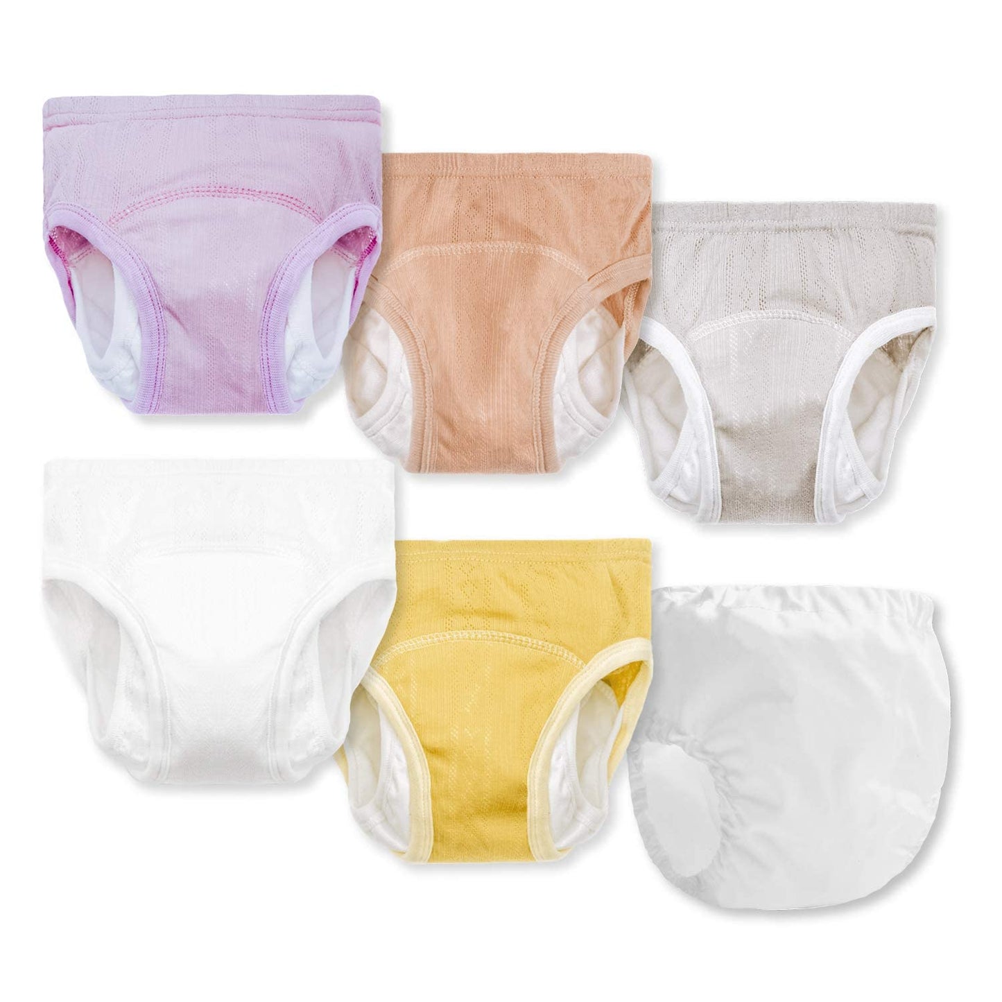 Joyo Roy Toddler Potty Training Underwear 5t Breathable 100% Cotton Girls Potty Training Pants Absorbent Double Thigh Wings for Antileak Pee Pants
