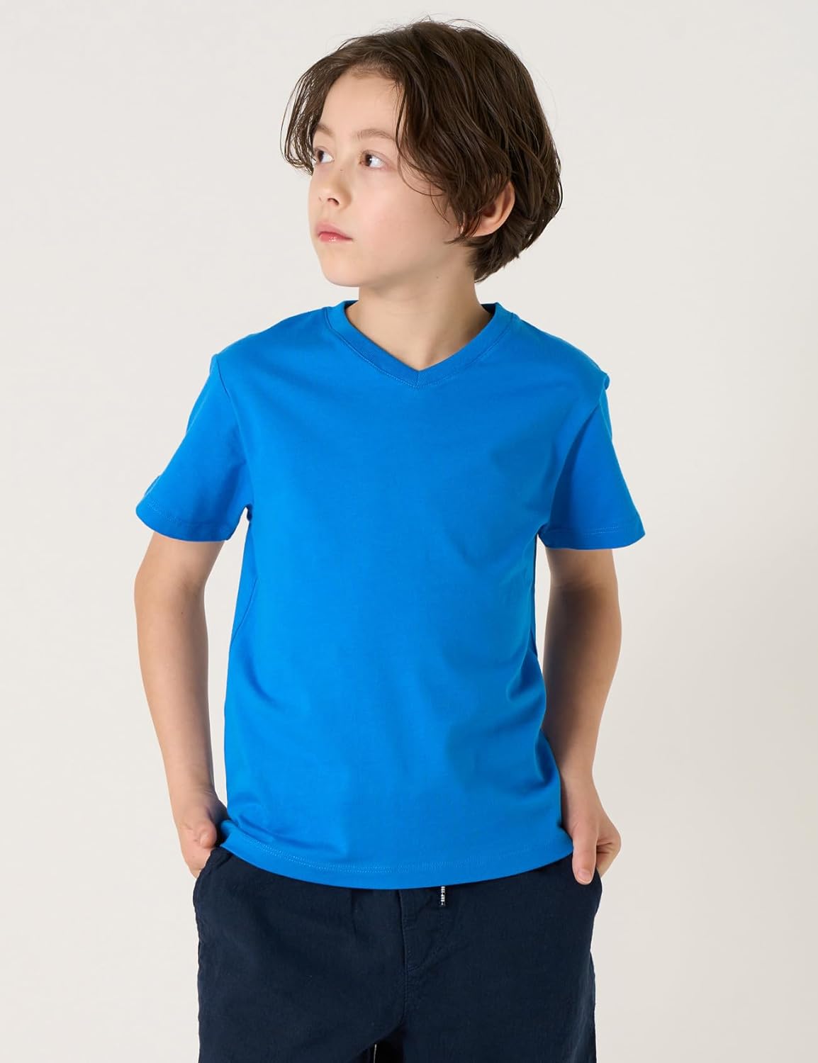 LAPASA Kids T-Shirts Short Sleeve (4 Pack) 100% Cotton Plain Top Tees Boy & Girl Unisex Toddler Children Tie Dye Summer K01