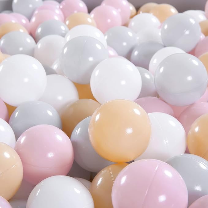 GOGOSO Pit Balls Pack of 100 - Purple Colors Ball Pit Ball BPA Free Plastic Ball for Toddlers Baby Kids Birthday Pool Tent Party Favors Summer Water Bath Toy (5.5CM)