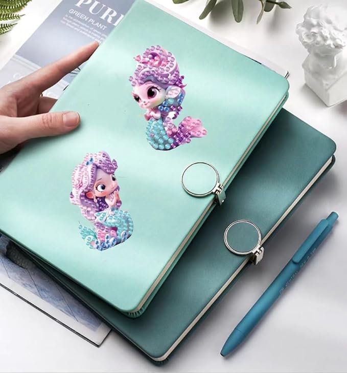 Diamond Art for Kids, Mermaid Gem Stickers,Diamond Painting Kits for Kids Ages 6-8 8-10 10-12