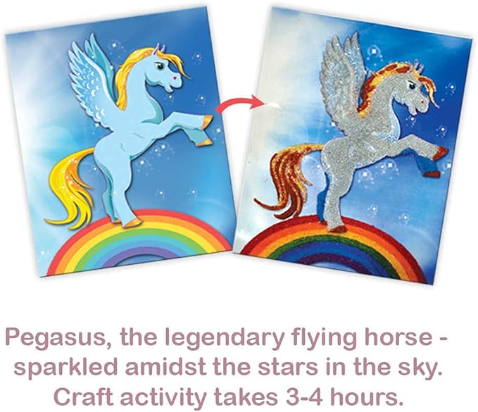 Toykraft Arts and Crafts for Kids Ages 5-8, Sand Art, Kids Age 5-8, Craft Kits, Gift for Girls 5 to 8 Year Olds - Unicorn & Ponies