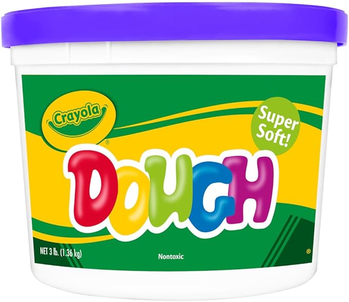 Crayola Dough - Purple (3lb), Bulk Modeling Dough for Kids, Clay Alternative, Resealable Tub, Ages 3+, Great for Kids Arts & Crafts