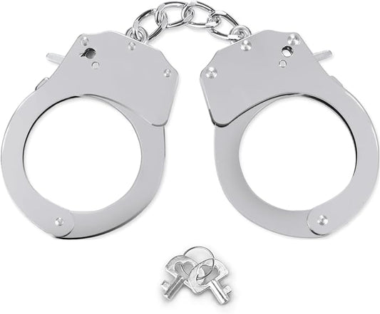 Toy Handcuffs with Keys, Stage Dress Up Accessory for Kids