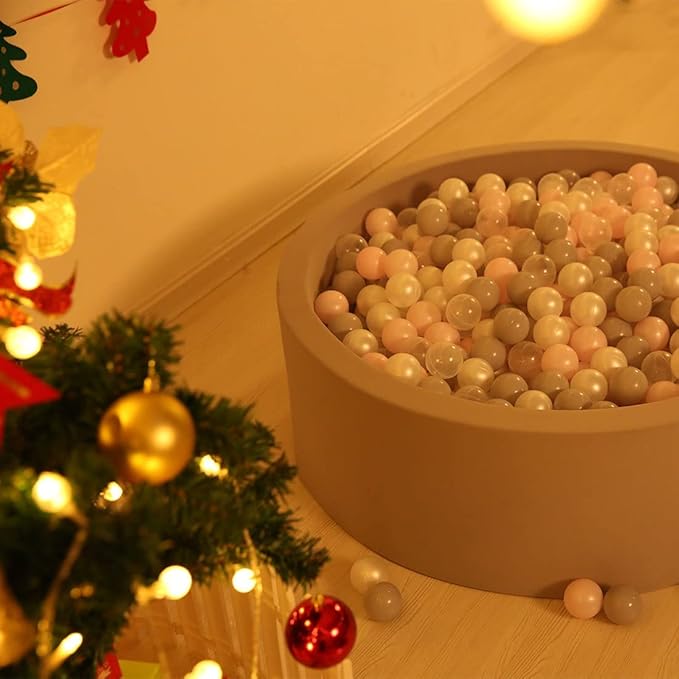 GOGOSO Ball Pit Balls for Toddles, Kids Plastic Balls for BallPit, Pool, Baby Party Accessories, Birthday Decoration 50 100 200 500 1000