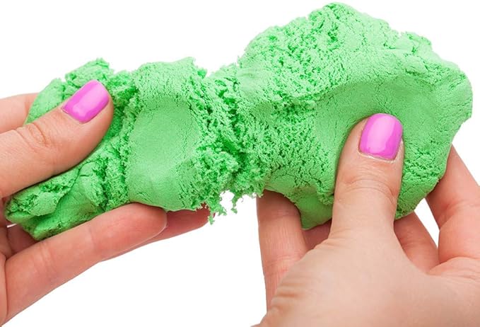 Kicko Colorful Magic Sand - 6 Pack of Magic Sand in Assorted Colors - Gifts for Kids, Stress Reliever, Learning Tool, Novelties, Play Sand