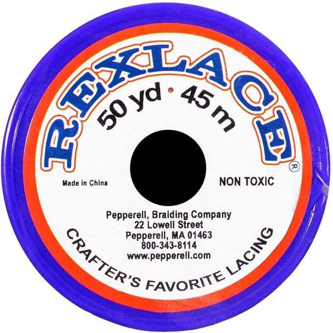 Craft County Neon, Rexlace 6 Pack - 50 Yard - 45 Meter Spools - Non-Toxic Plastic Lacing