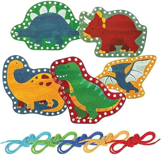 Stephen Joseph Lacing Cards, Dino Small