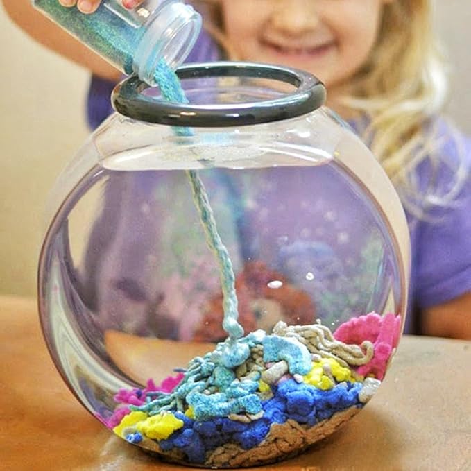 XIYUAN 8Pack Colorful Magic Sand Amazing Space Sand Hydrophobic Sand Kids Happy Play Sand Toys Never Gets Wet Sand Novelties Party Favors Educational Innovations Gift 2lbs 8 Colors …