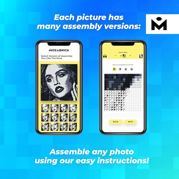 Photo Constructor Set Model M (20in x 30in). 8700 Parts, 18 Hours Assembly. Turn Your Photo into Peace of Art