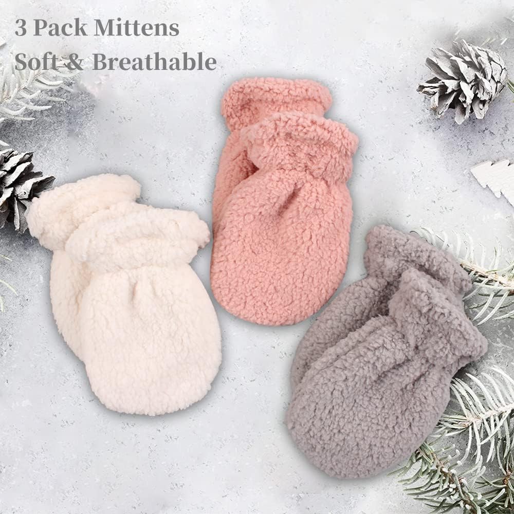 Zsedrut Baby Boys Winter Glove Warm Toddler Infant Girls Mittens Fleece Lined Gloves 1-7 Years