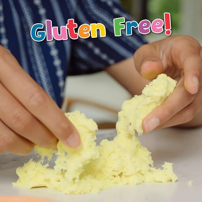 Chuckle & Roar - Dream Sand 4 Pack - Tactile Fidget Sensory Activity for Little Ones - Educational Arts and Crafts for Preschoolers - Never Dries - Ages 3 and Up