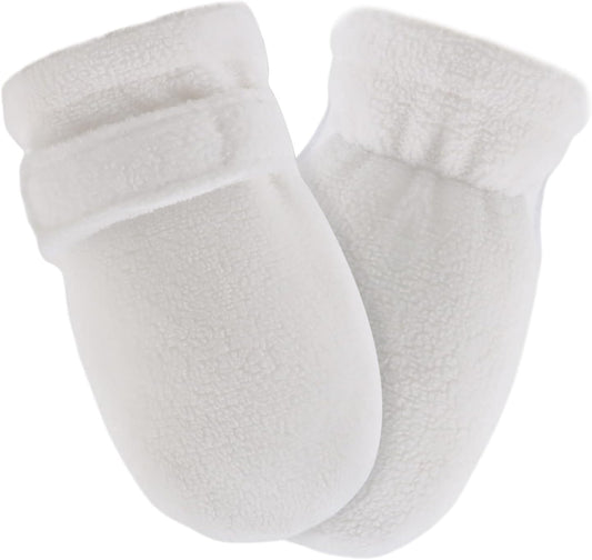 Zsedrut No Scratch Baby Mittens Toddler Infant Fleece Lined Gloves Winter Warm Mitten for Baby Boys Girls