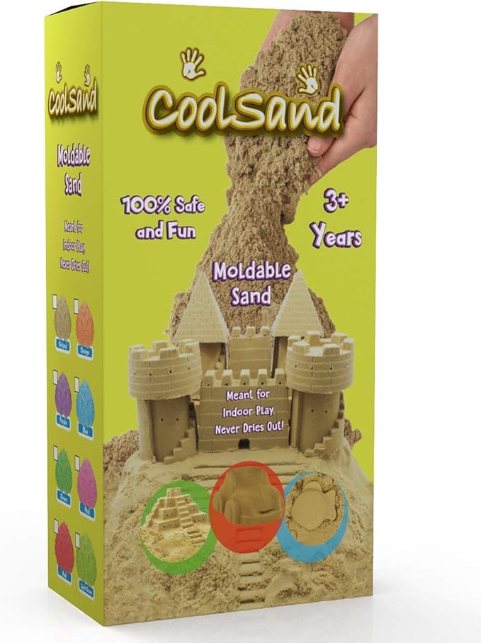 Purple 2 Pound Refill Pack - Moldable Indoor Play Sand in Resealable Bag