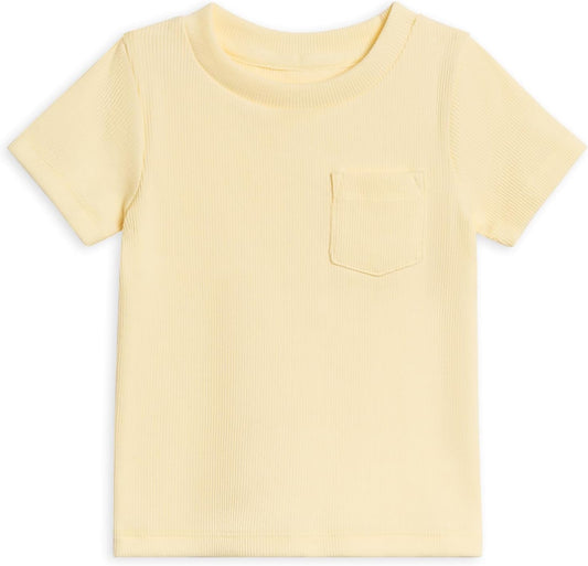 Colored Organics - Organic Cotton Toddler Short Sleeve Shirts - Baby Toddler and Kids Tops - Girls and Boys Tees