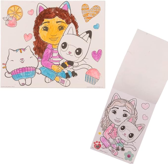 Innovative Designs Gabbys Dollhouse Creative Coloring Canvas Painting and Activity Set for Kids, 1000+ pcs