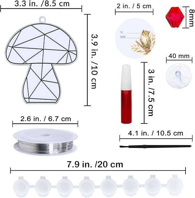 Winlyn 33 Sets Fall Leaf Pumpkin Acorn Sunflower Suncatchers Ornaments Decorations DIY Window Paint Art Suncatchers Craft Kits Autumn Sun Catchers for Kids Classroom Activity Thanksgiving Art Project