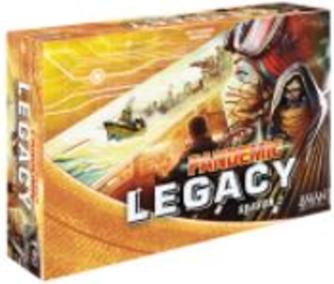 Pandemic Legacy Season 2 Board Game (Yellow) - Fight to Save Humanity from Plague! Cooperative Strategy Game for Kids and Adults, Ages 13+, 2-4 Players, 60 Minute Playtime, Made by Z-Man Games