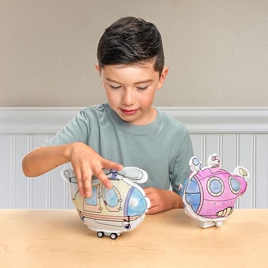 Decorate and Inflate Vehicles Art Craft Kit - Set of 3