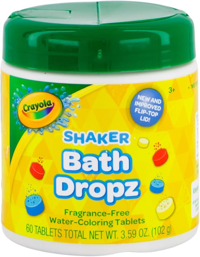 Crayola Bathtub Markers and Crayola Color Bath Drops, 60 tablets - Bring Creative Fun to Bath Time - Non-toxic