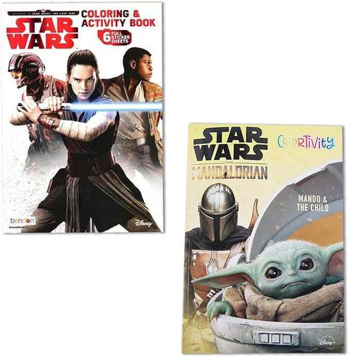Star Wars Coloring Book Ultimate Set ~ Bundle Includes 4 Jumbo Books with Over 250 Pages (Star Wars Party Supplies)