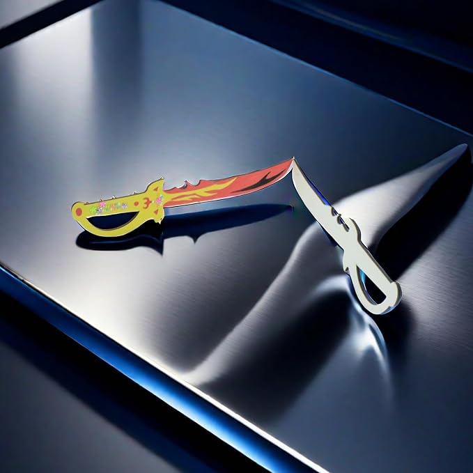 Ninja Pirate Style Toy Set - Unfinished Wooden Crafts, DIY Painting, Kids Ninja Warrior Viking Role Play, Parties (10 Pack)